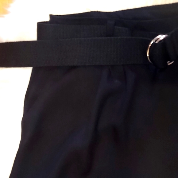 Shinestar Black Rayon Shorts-#1477 - Picture 5 of 9